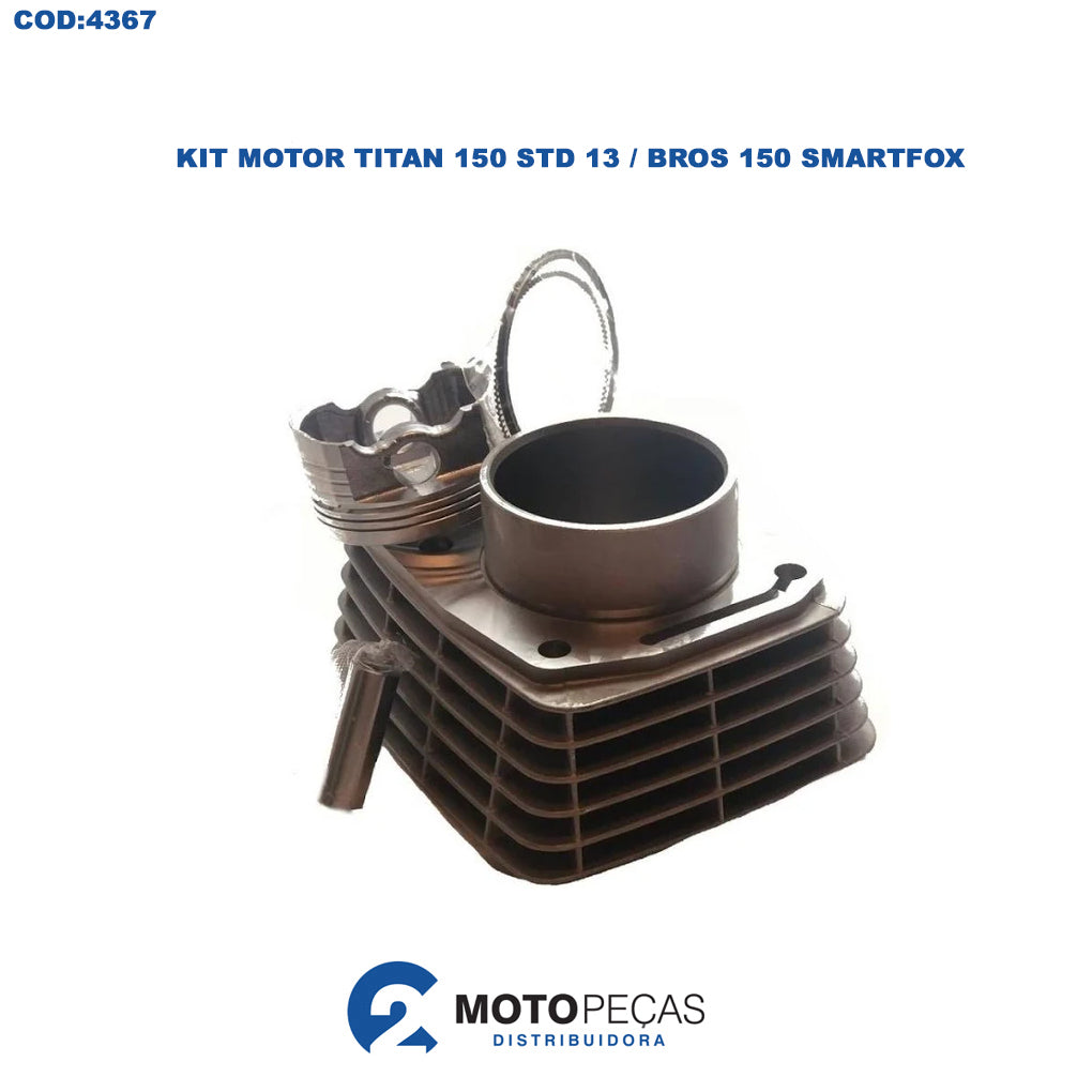 Kit Motor Titan 150 STD 13 / Bros 150 Smartfox