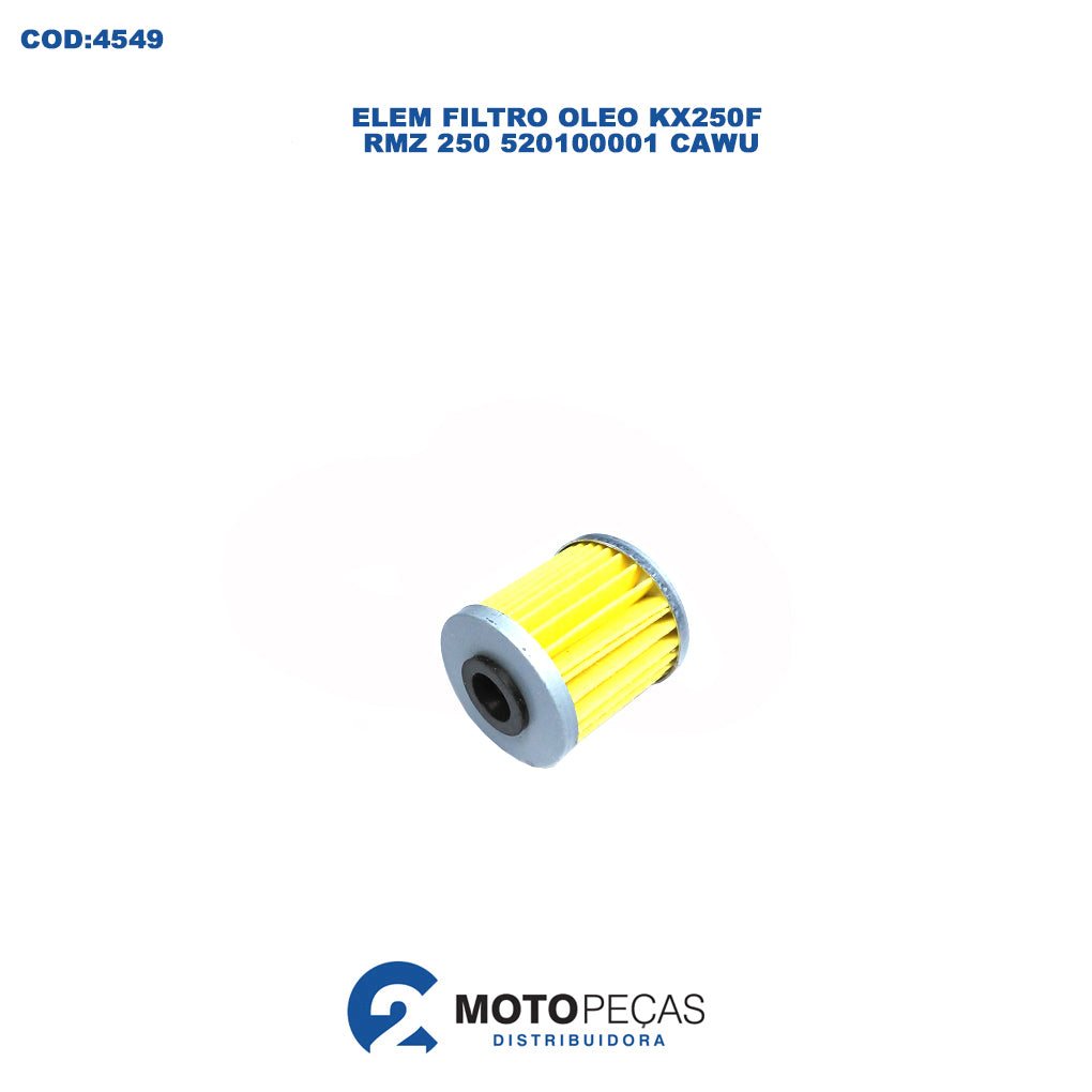 Elem Filtro Oleo KX250F RMZ 250 520100001 Cawu
