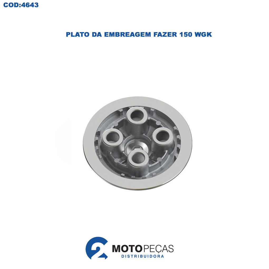 Plato da Embreagem Fazer 150 WGK
