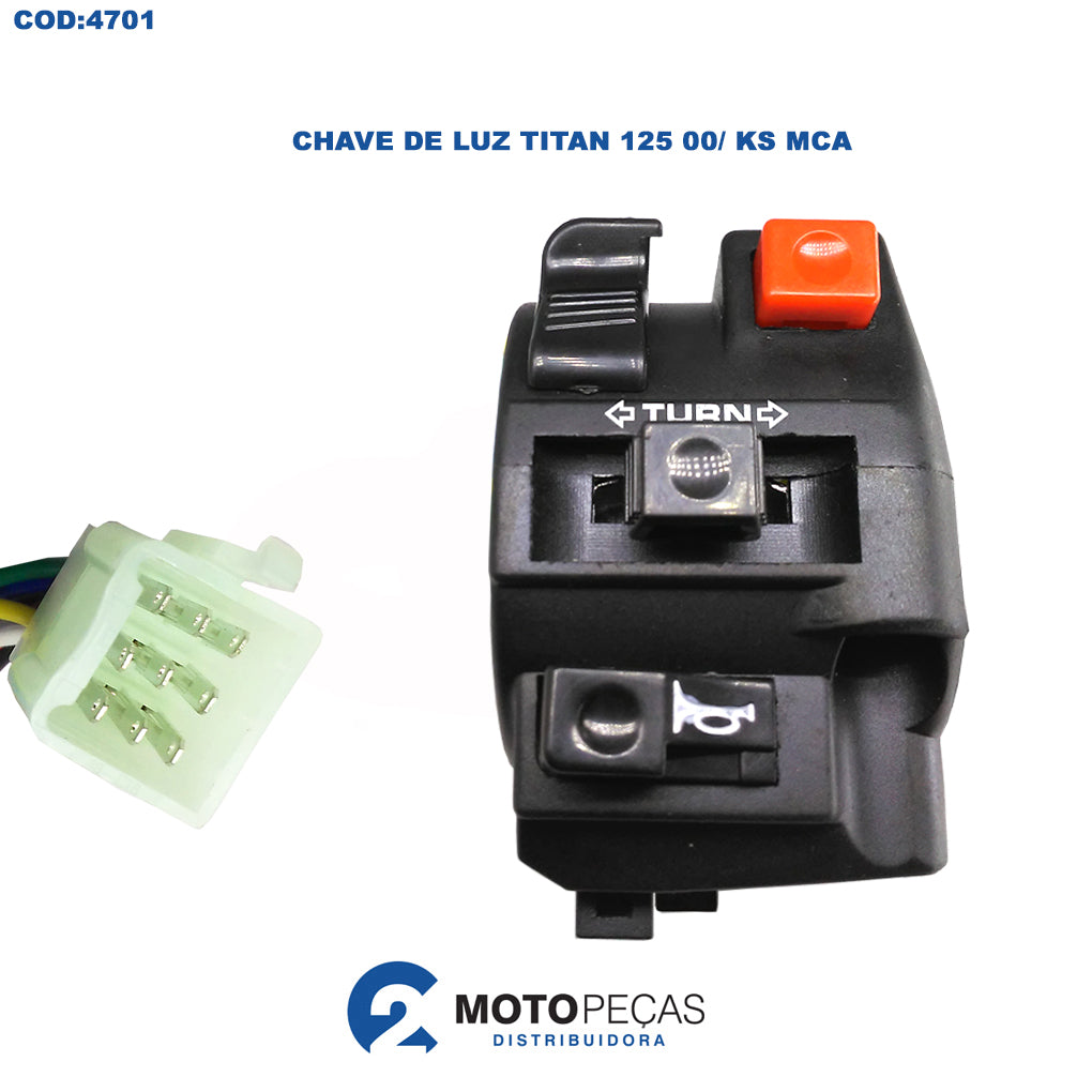 Chave Luz Titan 125 00 / KS Mca