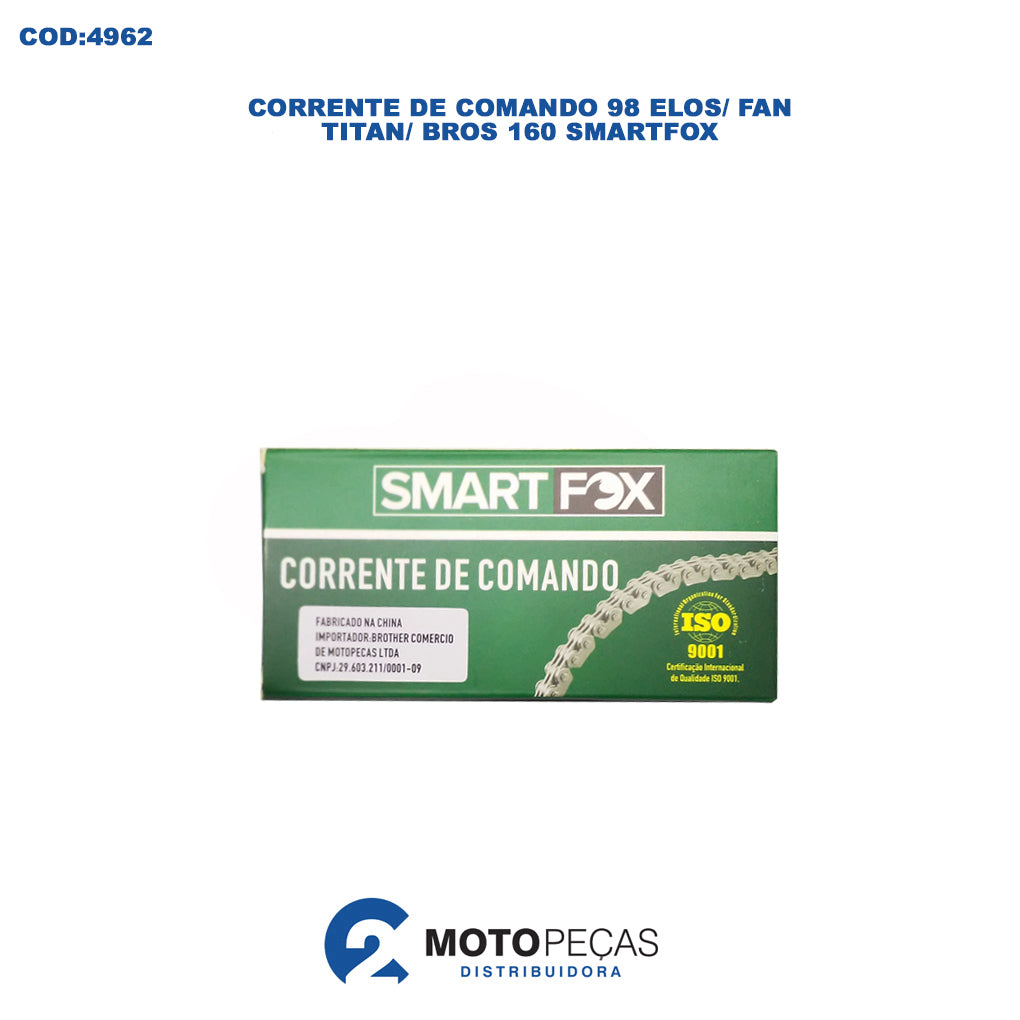 Corrente de Comando 98 ELOS/ Fan / Titan / Bros 160 Smartfox