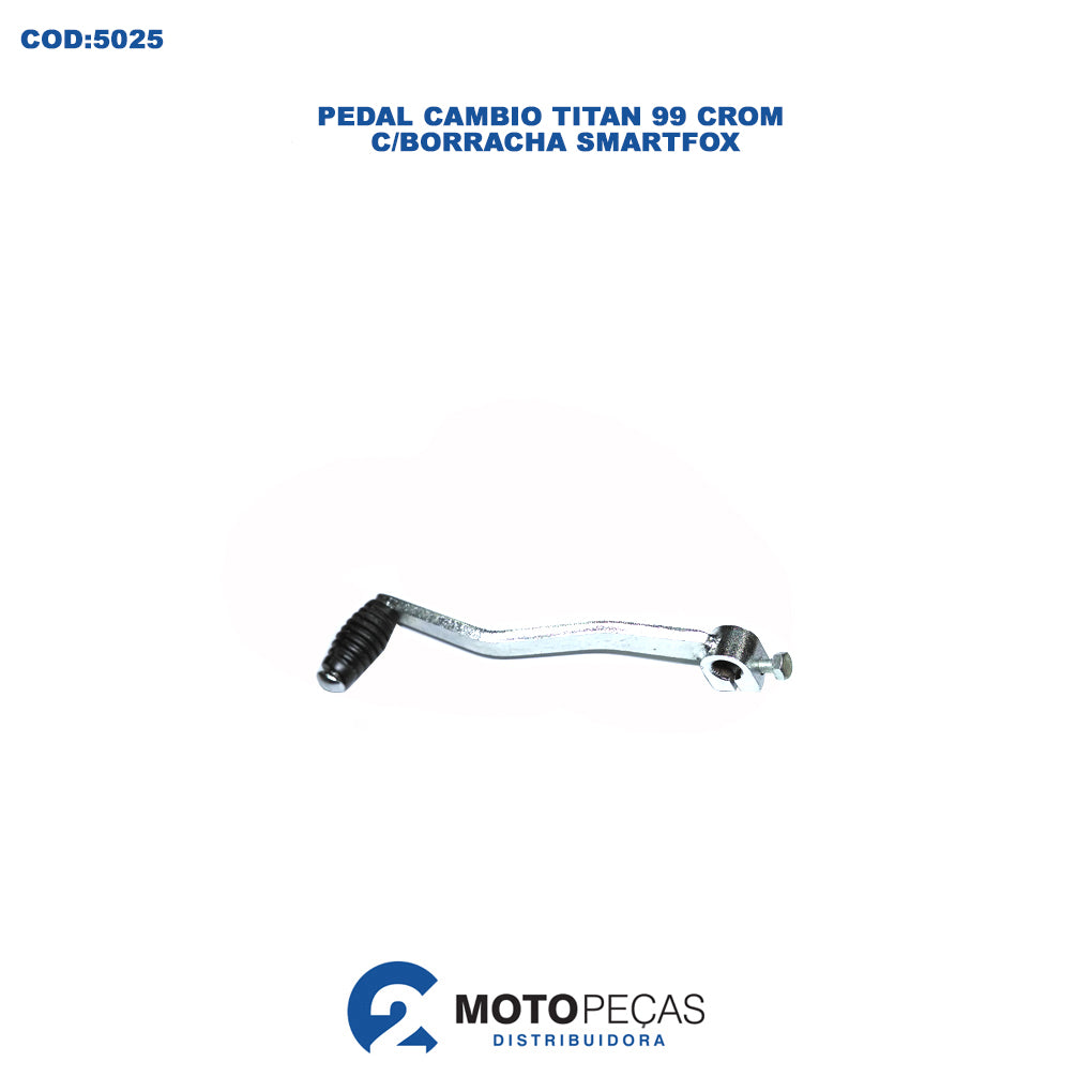 Pedal Cambio Titan 99 Crom C/BORRACHA Smartfox