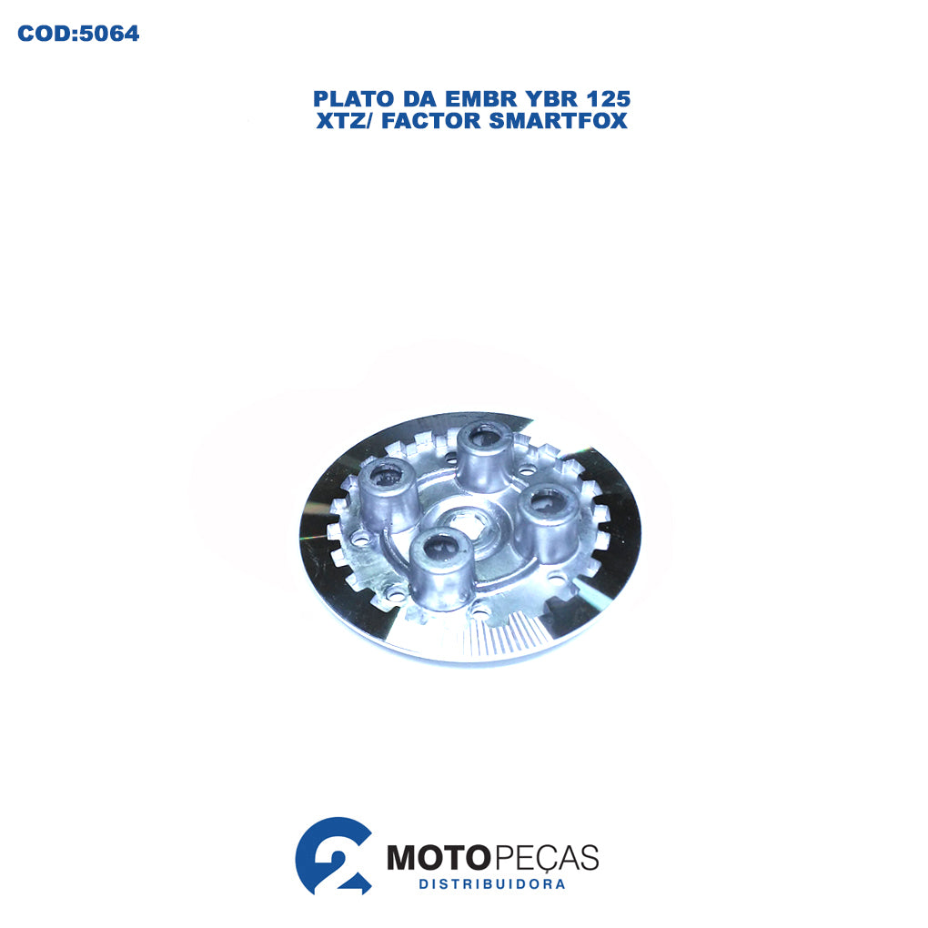 Plato da Embreagem YBR125/XTZ/FACTOR Smartfox