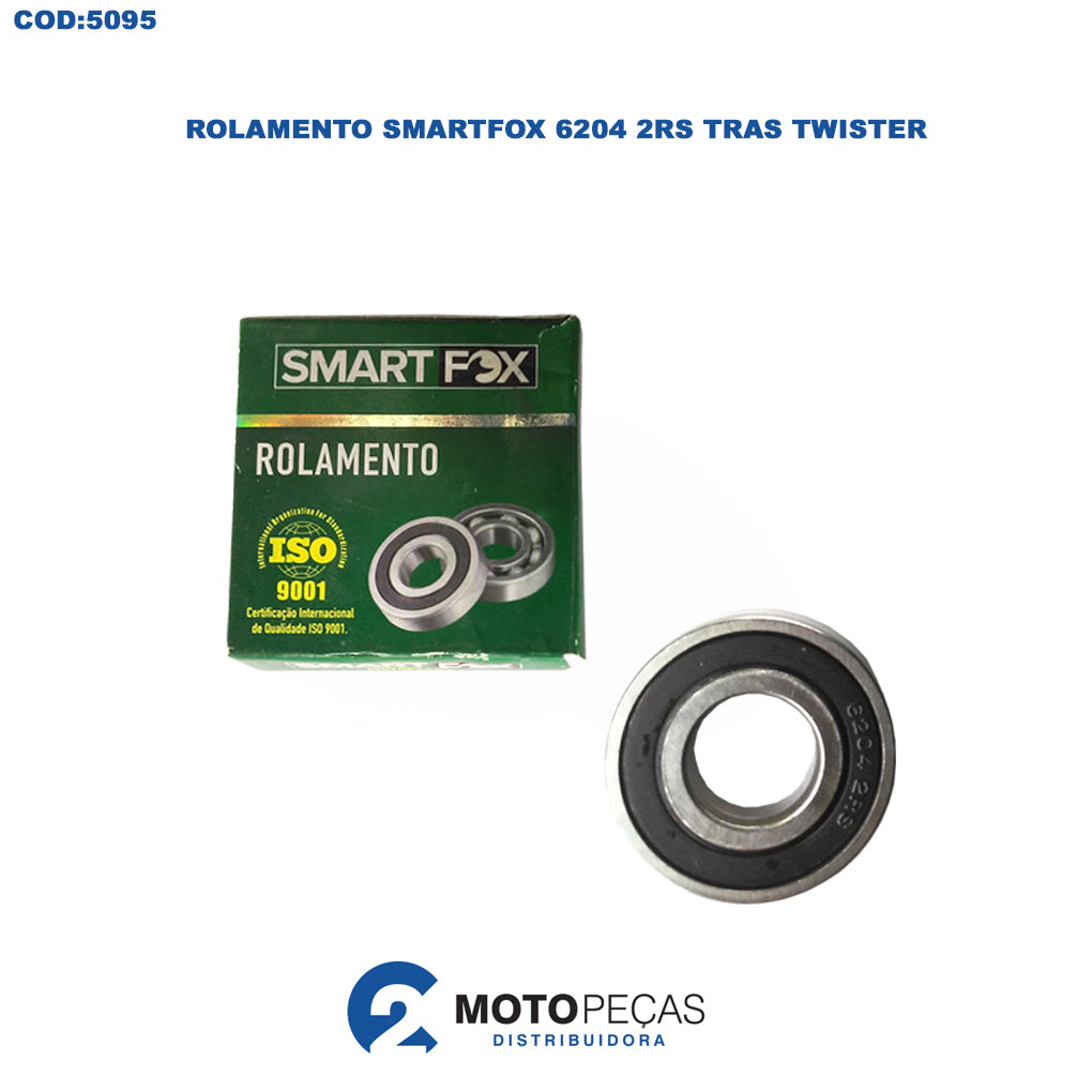 Rolamento Smartfox 6204 2RS Tras TWISTER/