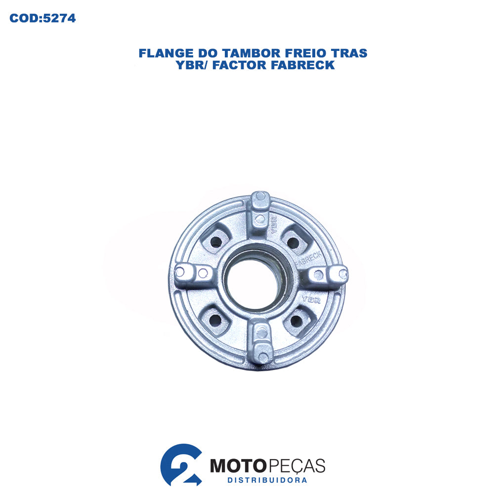 Flange do Tambor Freio Tras YBR/ Factor Fabreck
