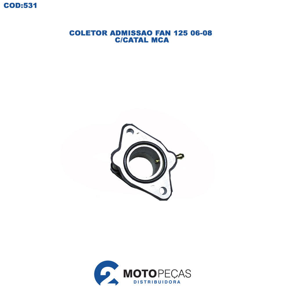 Coletor Admissao Fan 125 06/08 C/CATAL Mca