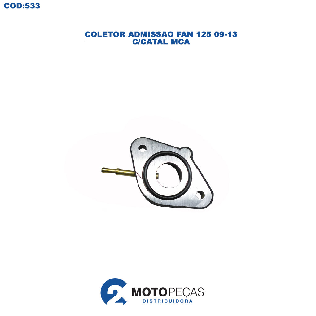 Coletor Admissao Fan 125 09/13 C/CATAL Mca