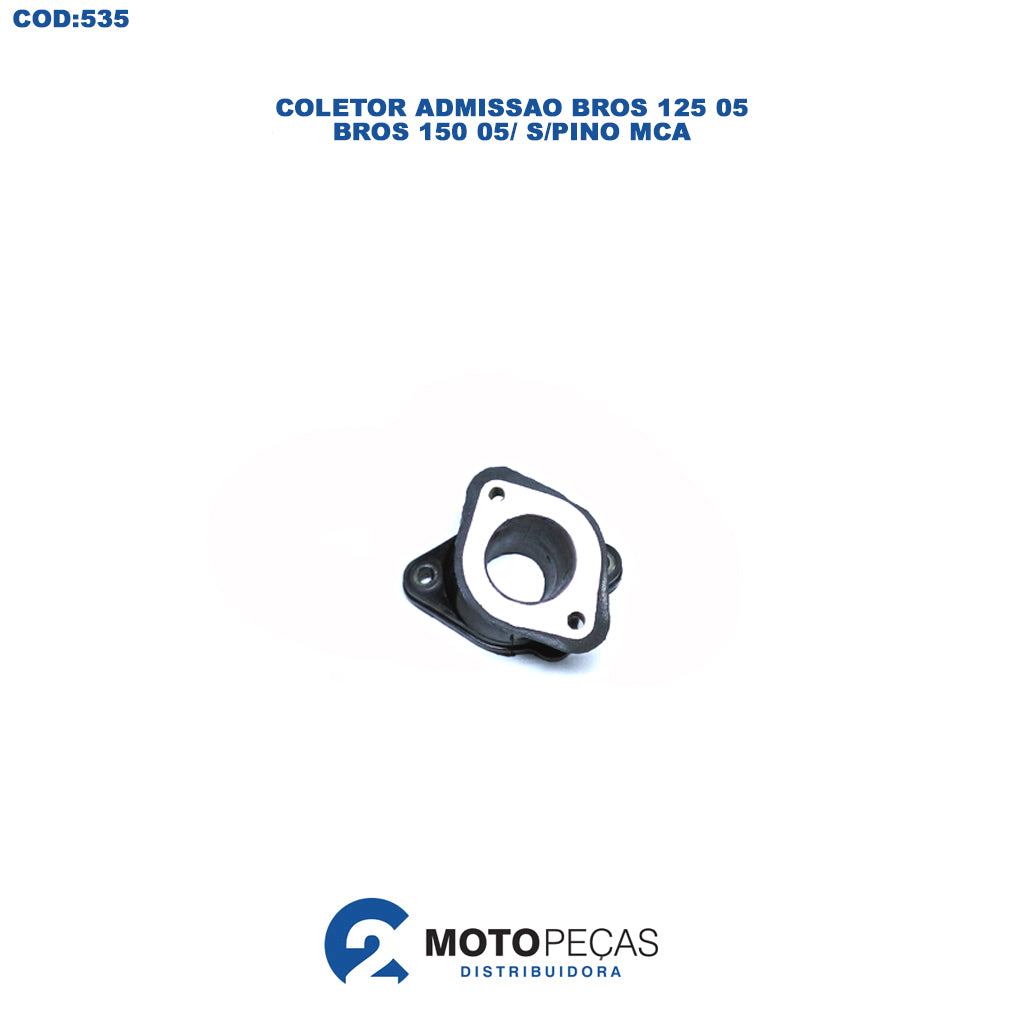 Coletor Admissao Bros 125 05/BROS 150 05/ S/PINO Mca