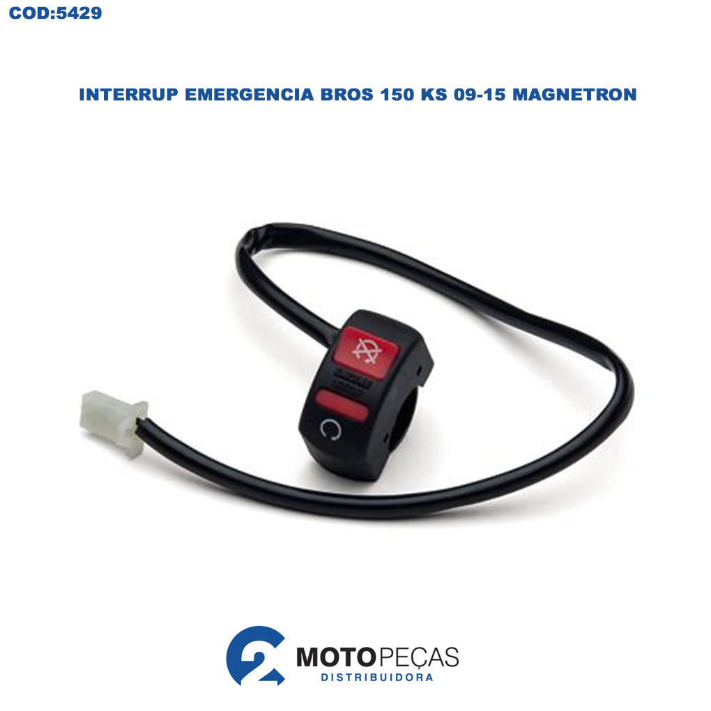Interrup Emergencia Bros 150 KS 0915 Magnetron