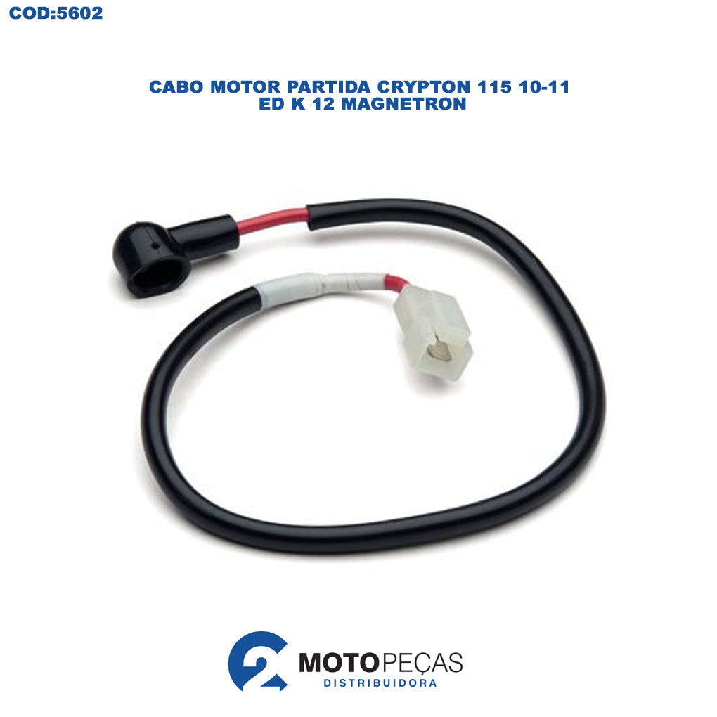 Cabo Motor Partida Crypton 115 1011/ Ed K 12 Magnetron