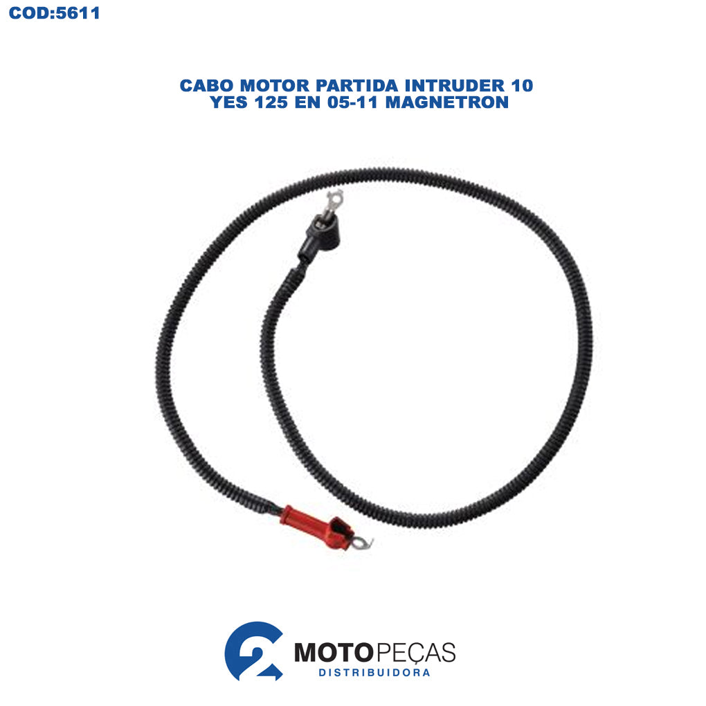 Cabo Motor Partida Intruder 10 / Yes 125 En 05-11 Magnetron