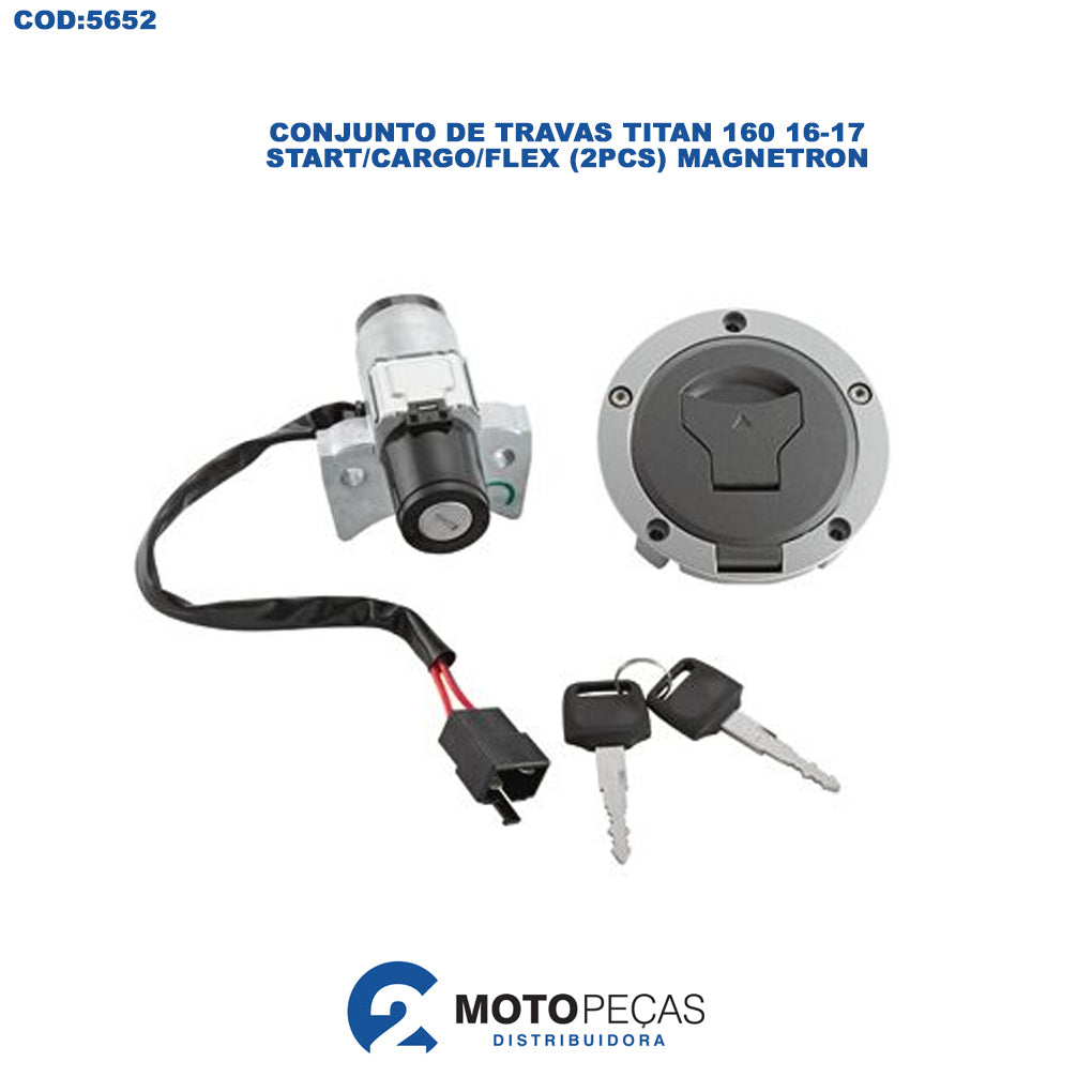 Conjunto de Travas Titan 160 1617 /START/CARGO/FLEX 2PCS Magnetron