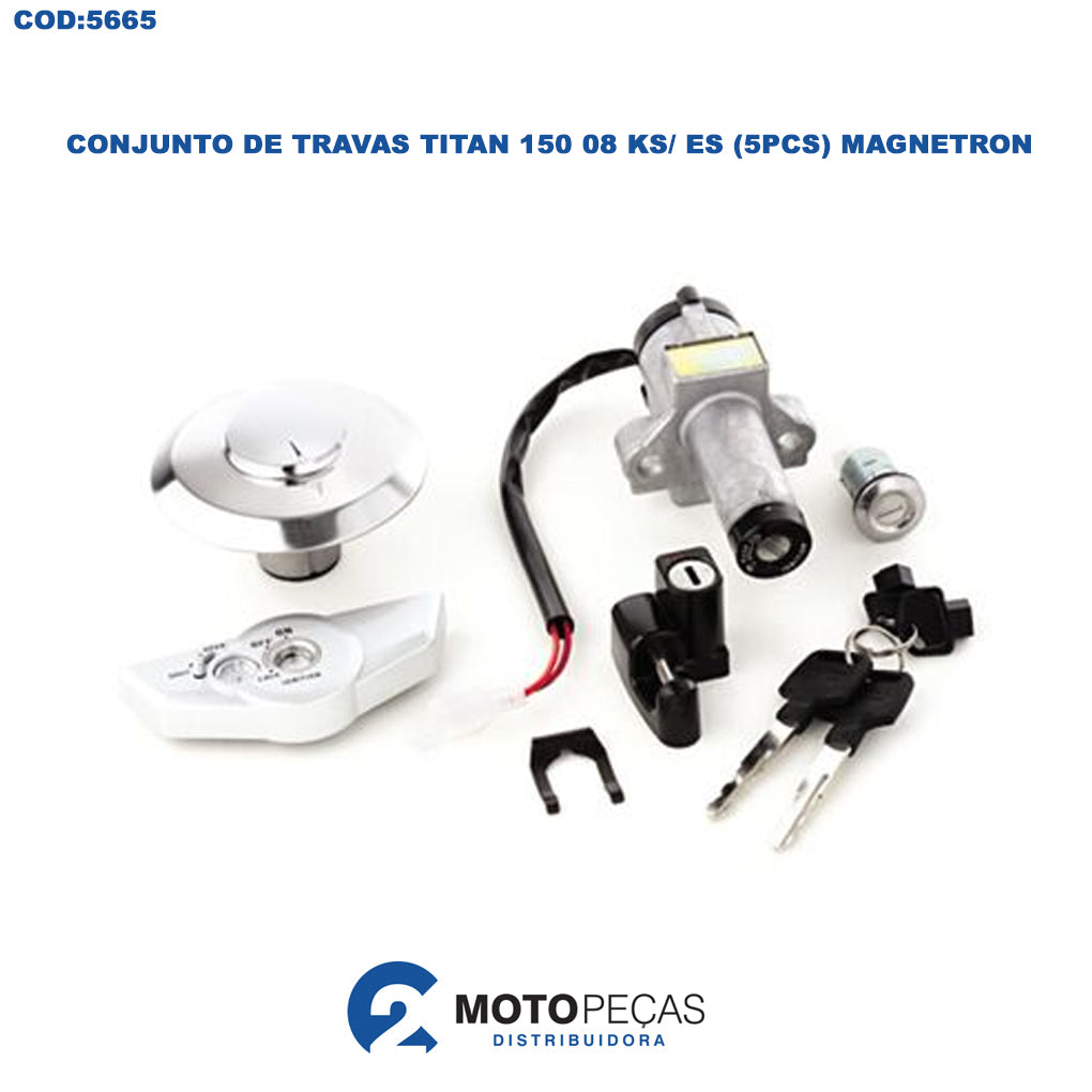 Conjunto de Travas Titan 150 08 KS ES 5PCS Magnetron