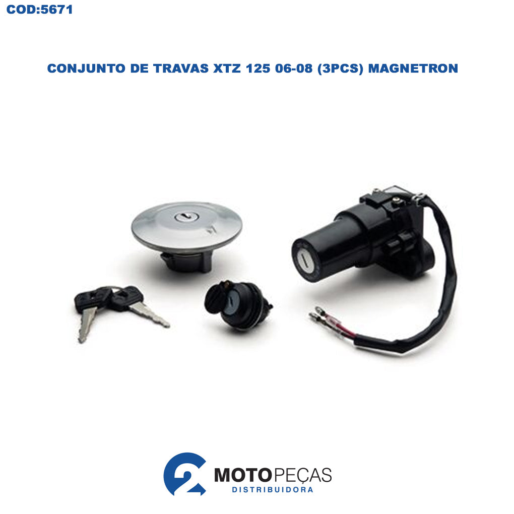 Conjunto de Travas XTZ 125 0608 3PCS Magnetron