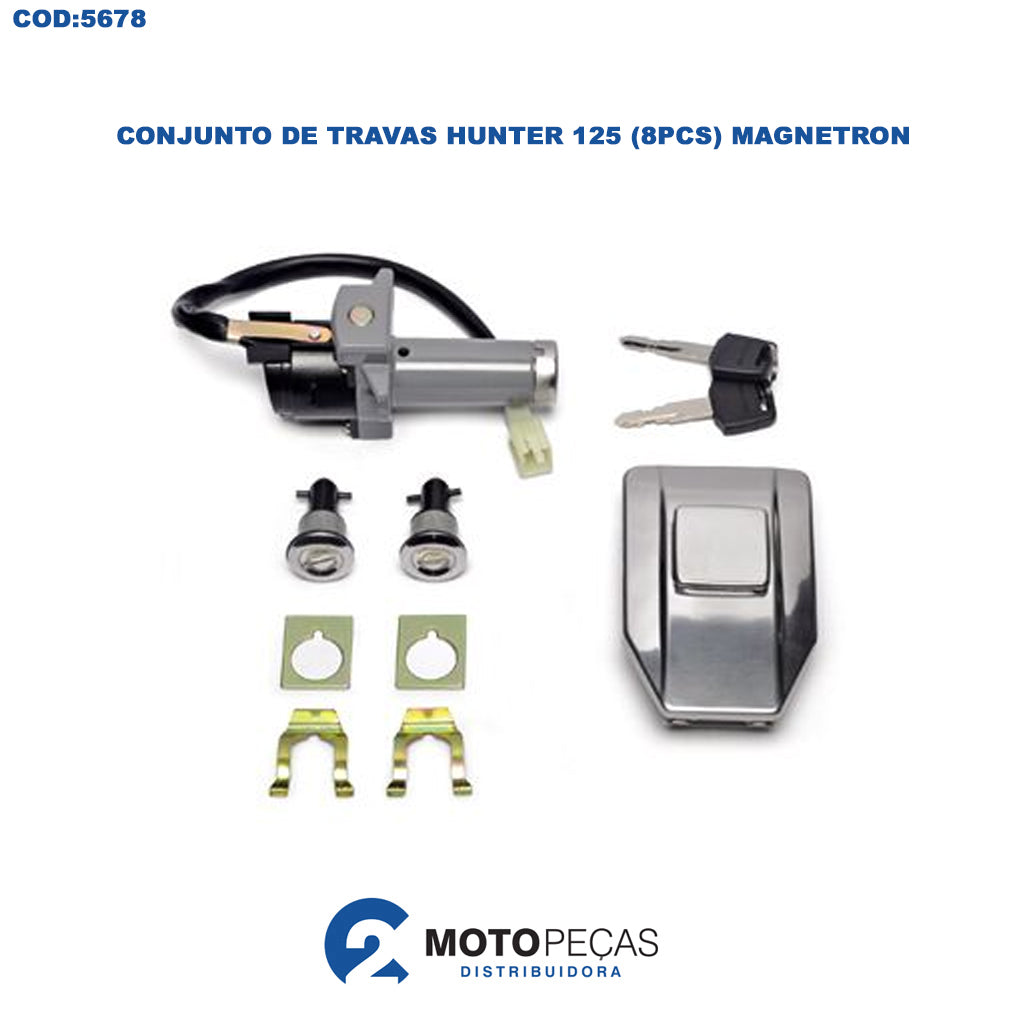 Conjunto de Travas Hunter 125 8PCS Magnetron