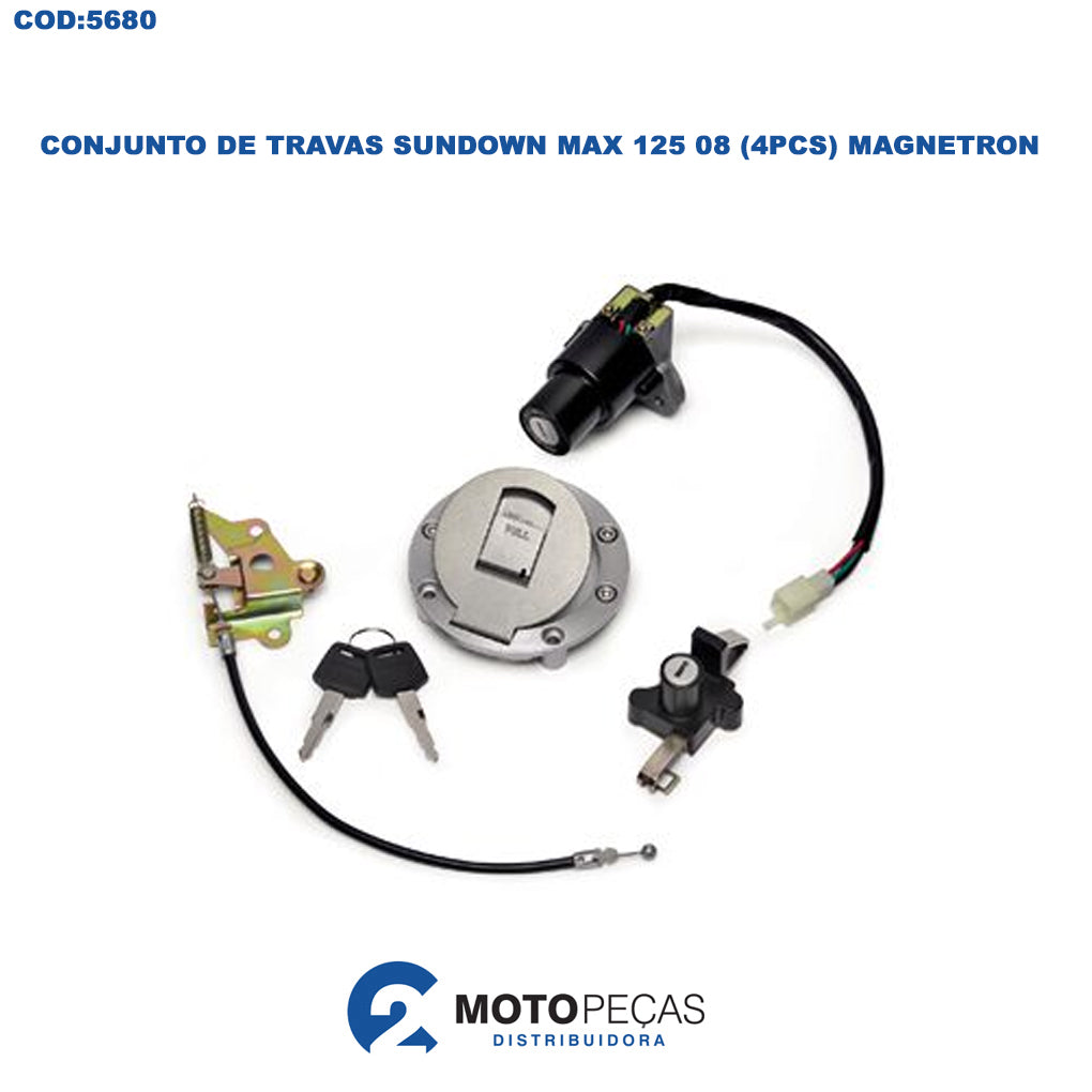 Conjunto de Travas Sundown Max 125 08 4PCS Magnetron