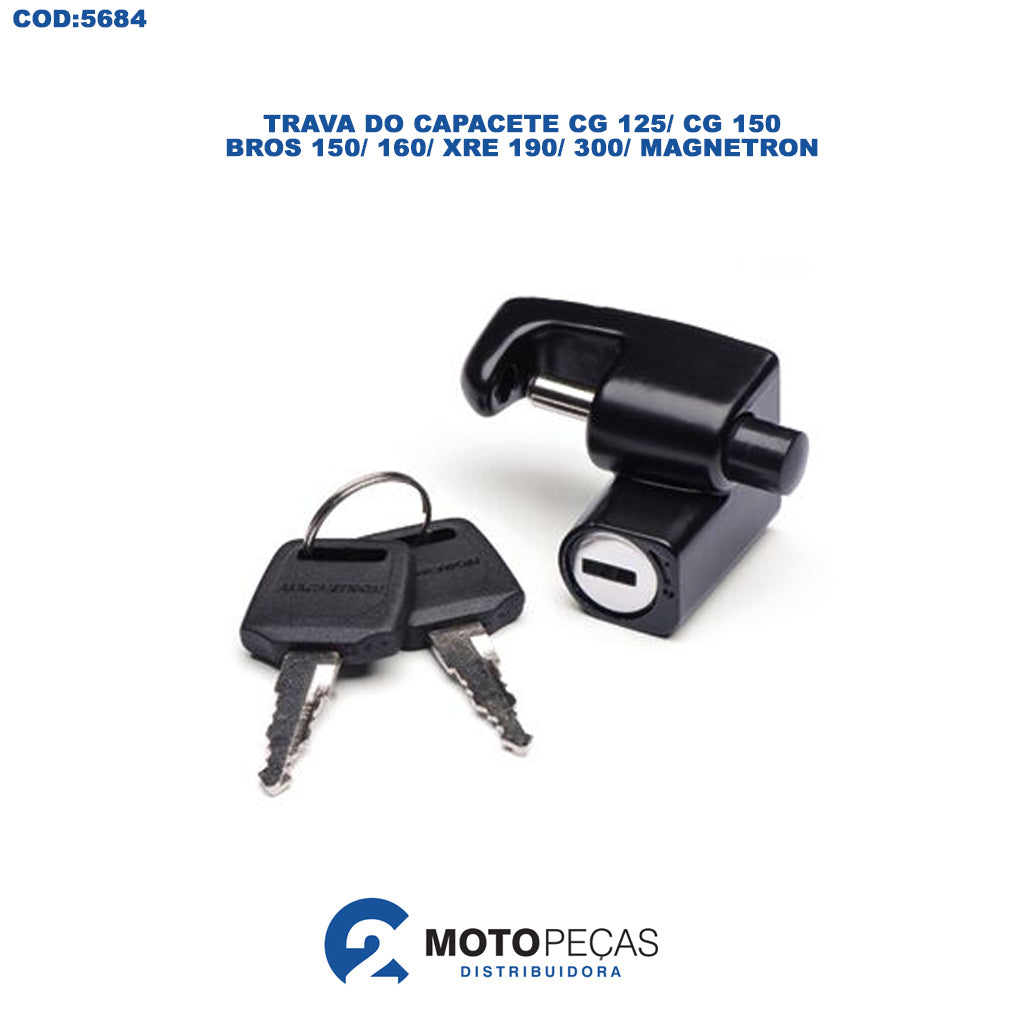 Trava do Capacete CG 125/ CG 150/ Bros 150/ 160/ XRE 190/ 300/ Magnetron