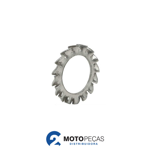 Arruela Dentada P/ Parafuso Regulagem Farol Biz 100/BIZ 125/ Pop 100/ Bros 125 M3