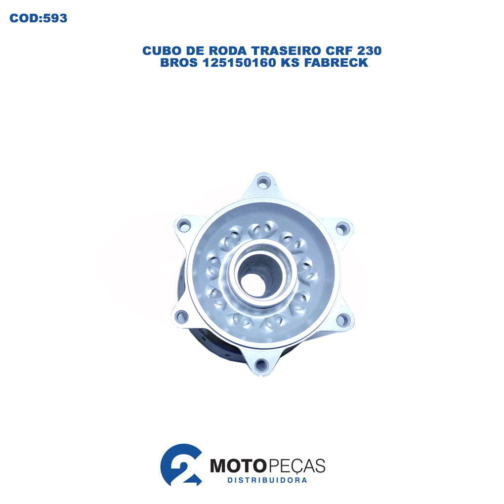 Cubo de Roda Traseiro CRF230/ Bros 125 150 160 KS Fabreck