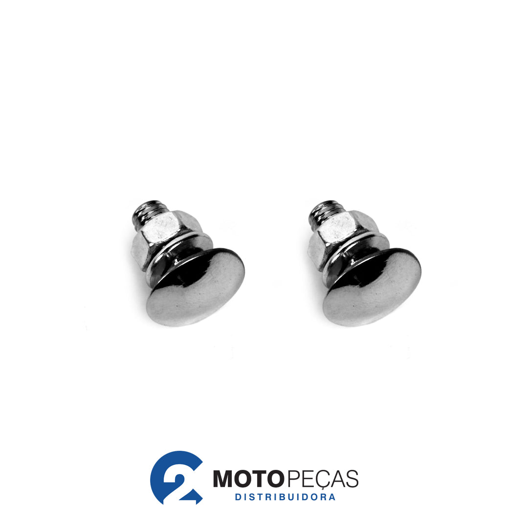 Parafuso Fixacao de Placa Motos [par] M3