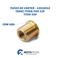 Bucha Bloco Motor C/ROSCA INT/EXT 12X16 Int 1,5/ Ext 1,5 C/ABA M3