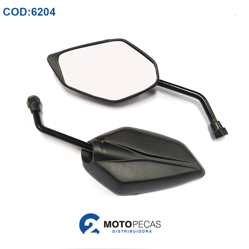 Retrovisor Padrao Honda / Fazer Ano 15 Haste Curta DIR/ESQ Awa
