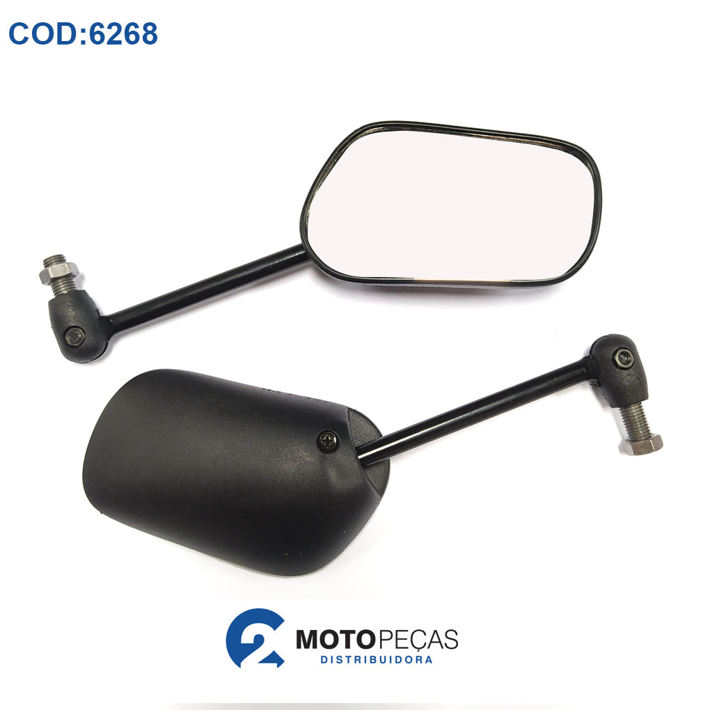 Retrovisor Mini Titan 00 Articulado Padrao Honda DIR/ESQ Awa