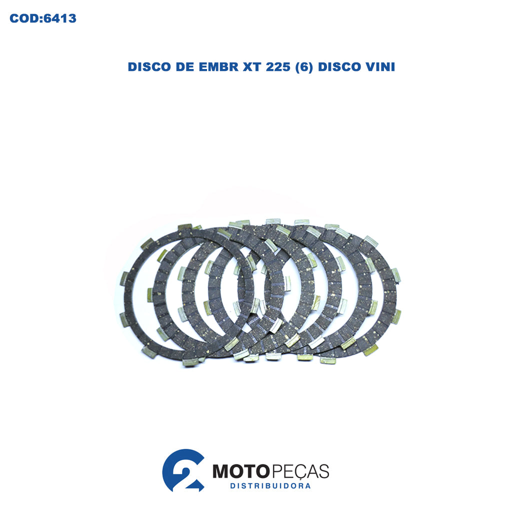 Disco de Embreagem XT 225 6 Disco Vini