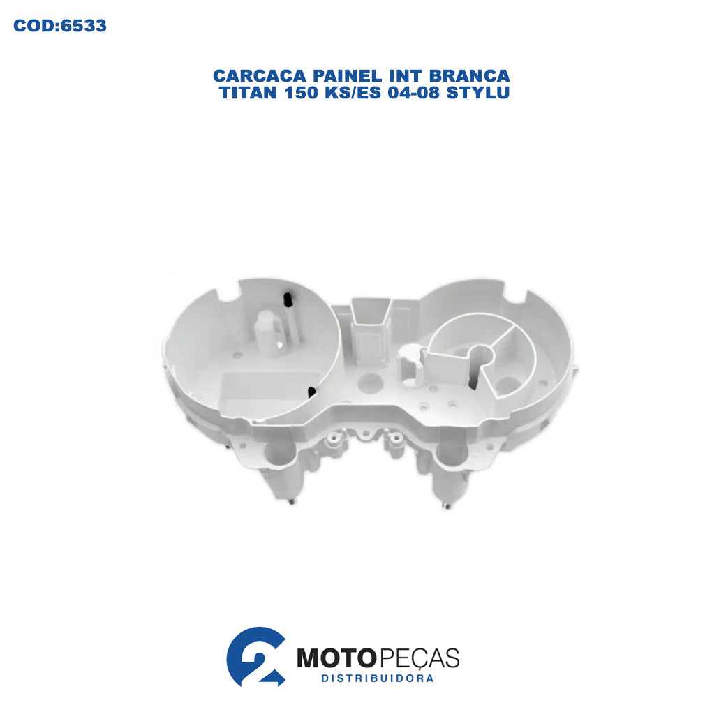Carcaca Painel Int Branca Titan 150 KS / ES 04 08 Stylu