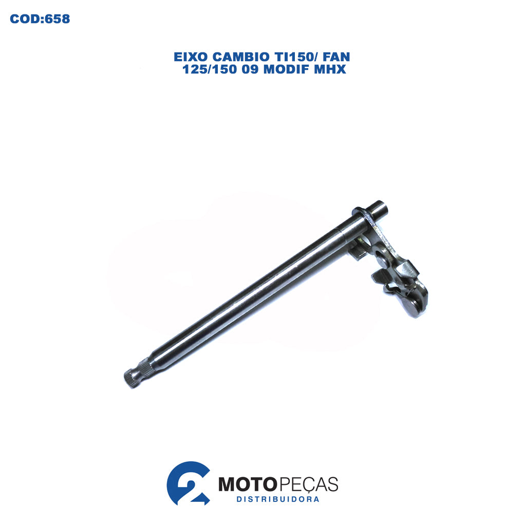 Eixo Cambio TI150/FAN125150 09 Modif MHX