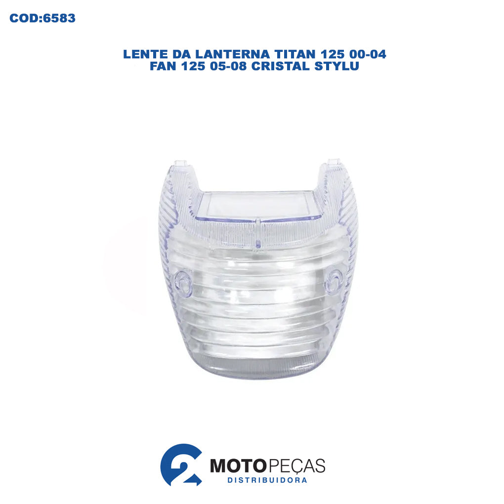 Lente da Lanterna Titan 125 0004/ Fan 125 0508 Cristal Stylu
