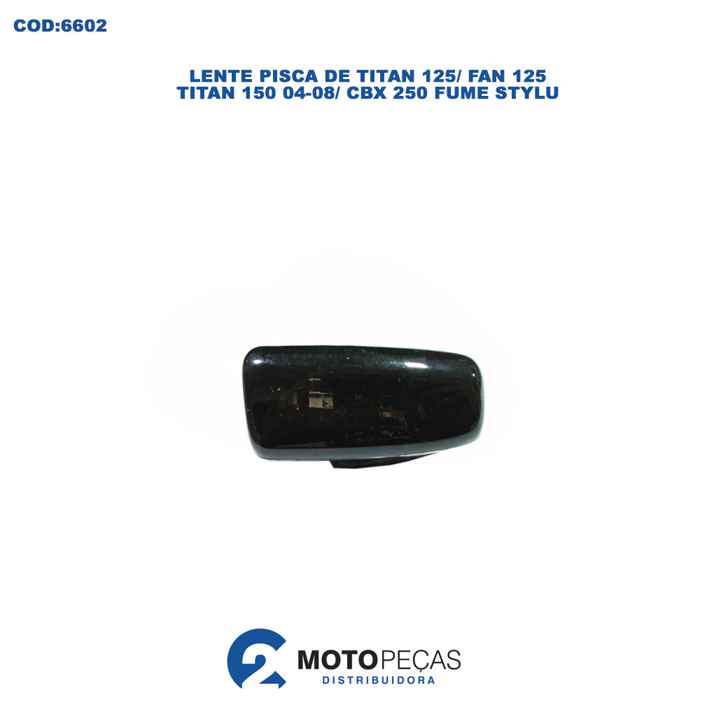 Lente Pisca de Titan 125 /FAN 125 /TITAN 150 0408/ CBX 250/ Fume Stylu