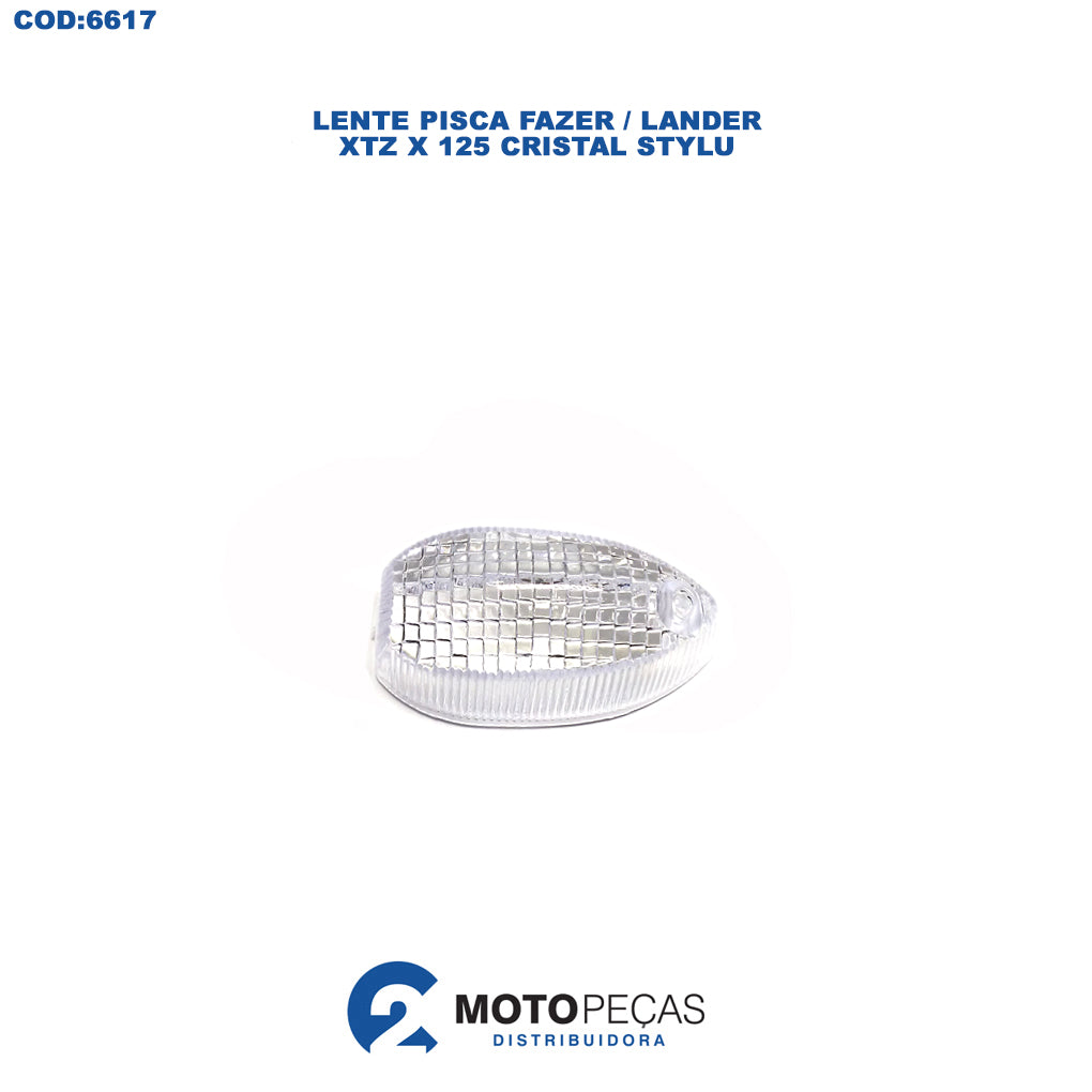 Lente Pisca Fazer / Lander / XTZ X 125 Cristal Stylu