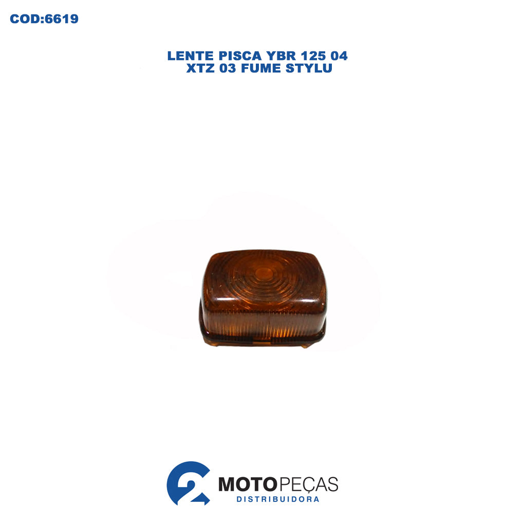 Lente Pisca YBR 12504 / XTZ 03 Fume Stylu