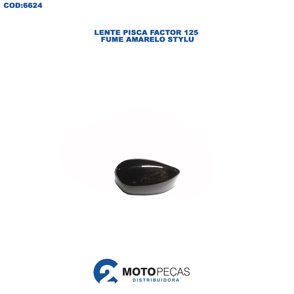 Lente Pisca Factor 125 Fume Amarelo Stylu