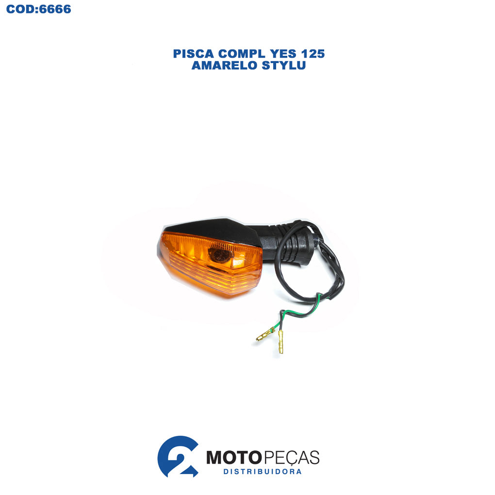 Pisca Compl Yes 125 / Amarelo Stylu