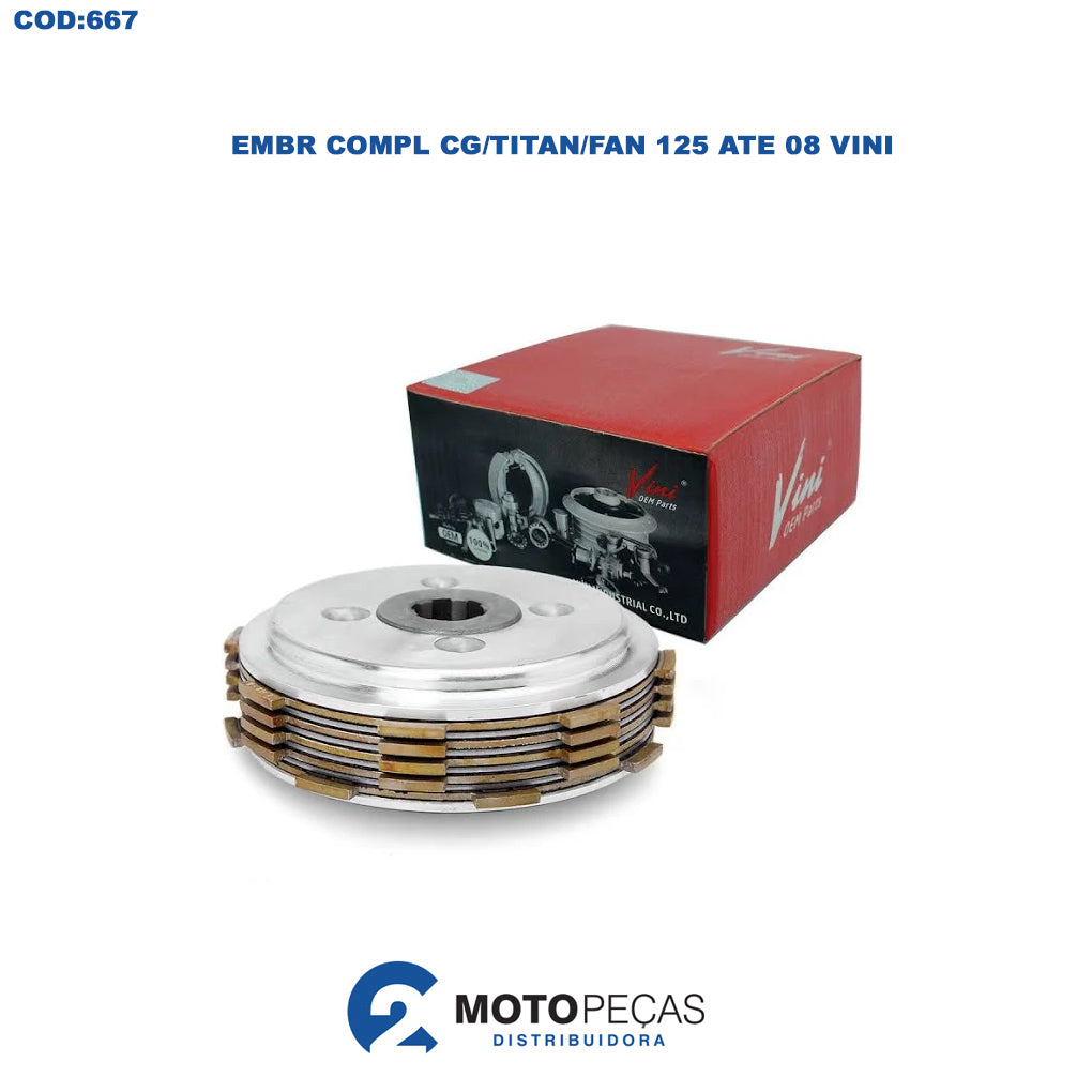 Embr Compl CG/TITAN/FAN 125 Ate 08 Vini