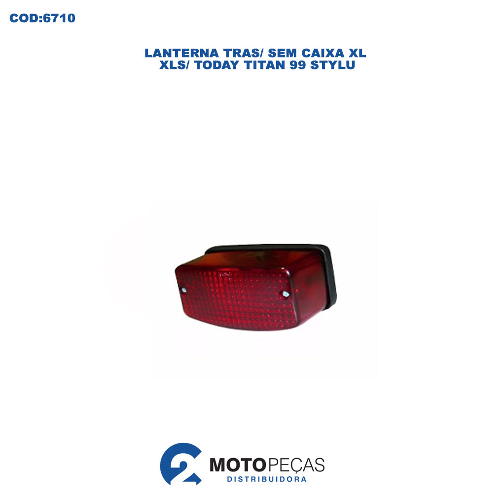 Lanterna Tras Titan 125 92/99 Today 89/94 XL 125 XLS 125 83/88 Stylu