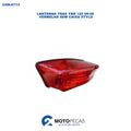 Lanterna Tras YBR 125 0509 Vermelha Sem Caixa Stylu