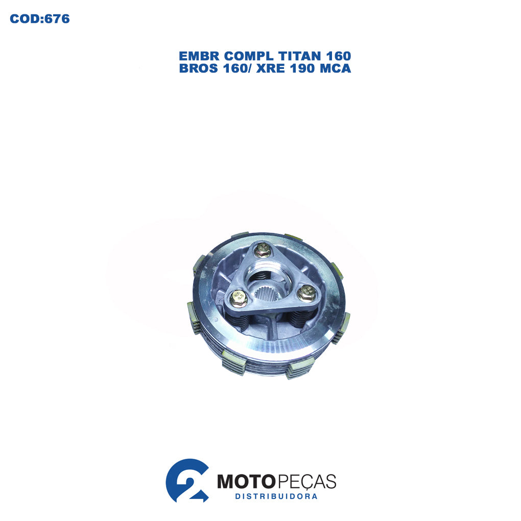 Embr Compl Titan 160/ Bros 160/ XRE 190 Mca