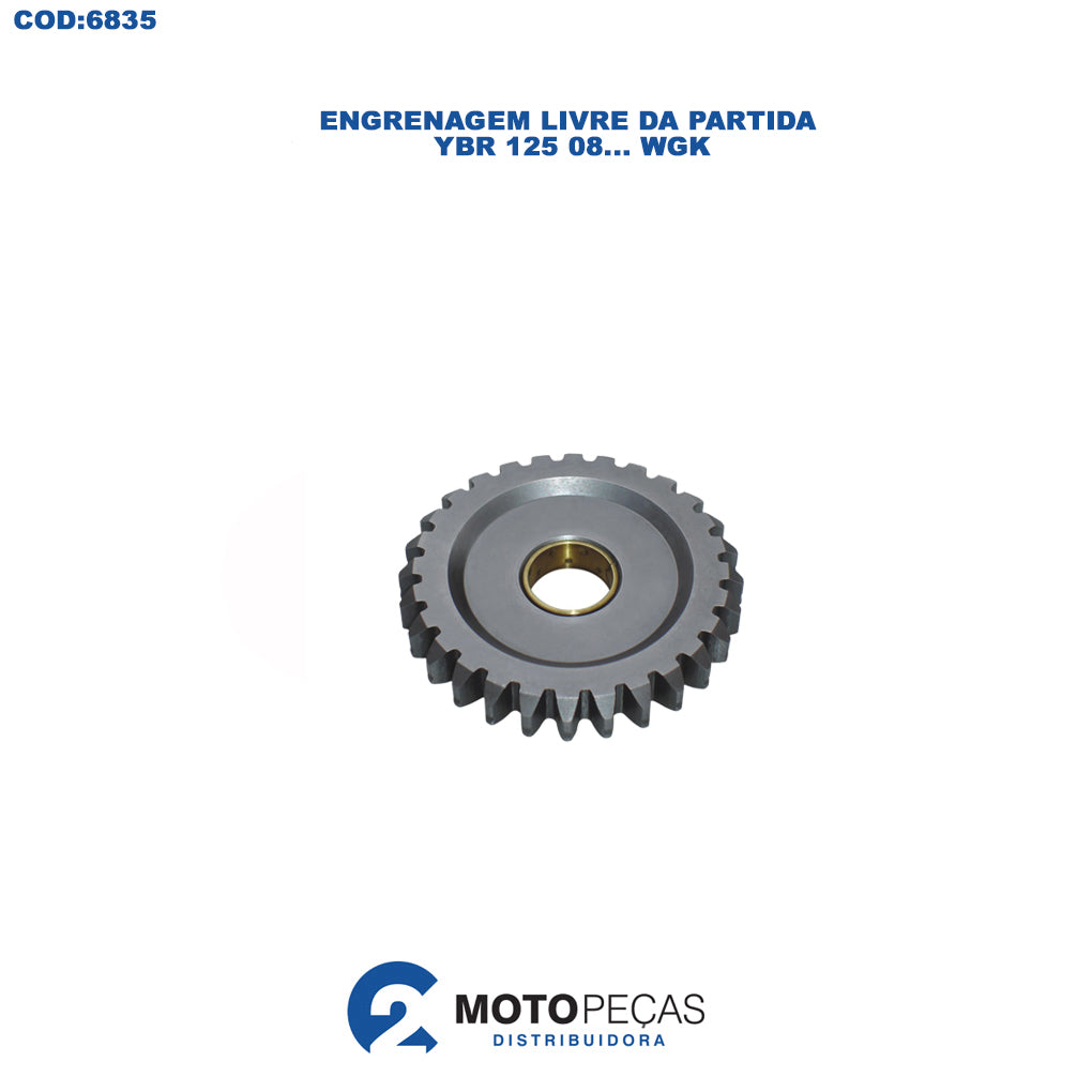 Engrenagem Livre da Partida YBR125 08.../WGK