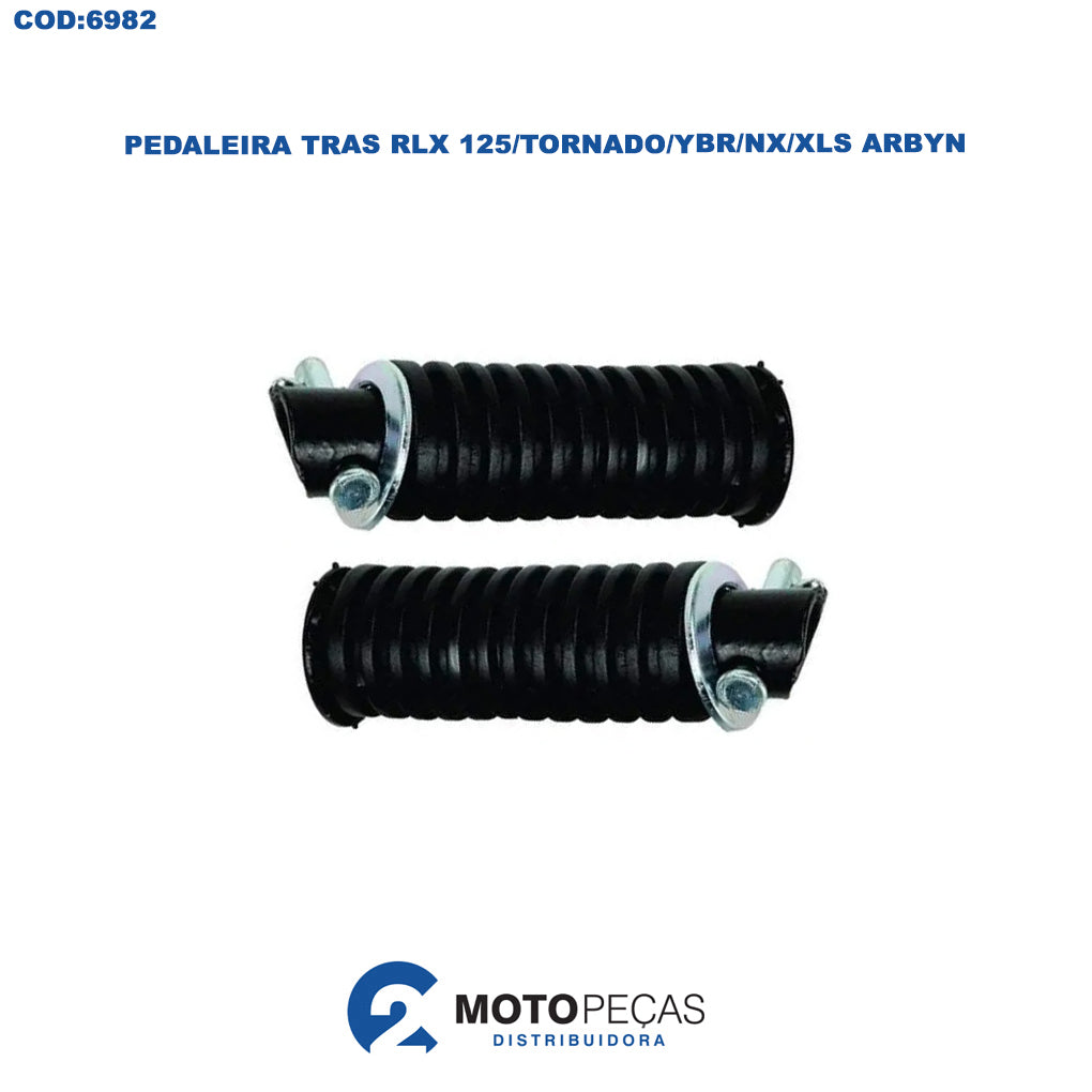 Pedaleira Tras XLR 125/TORNADO/YBR/NX/XLS Arbyn