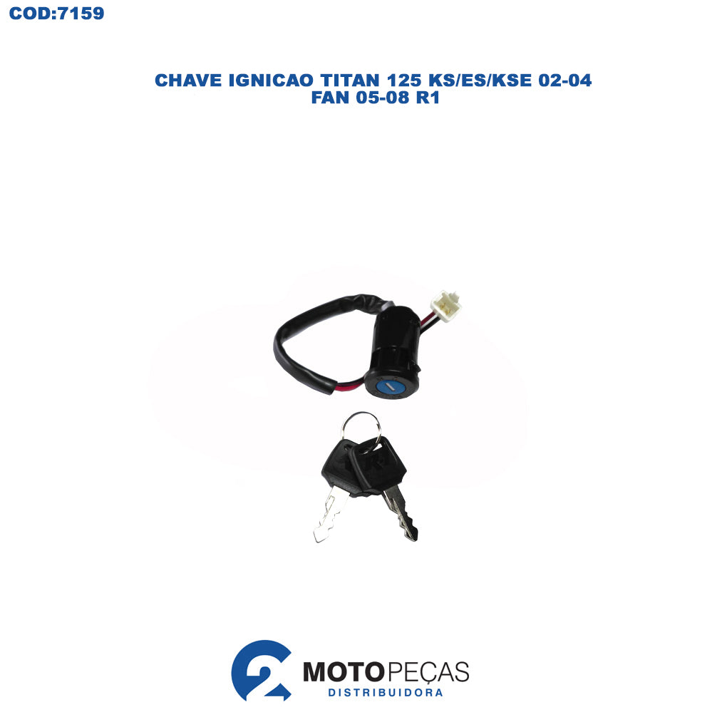 Chave Ignicao Titan 125 KS/ES/KSE 02/04 / Fan 125 05/08 R1