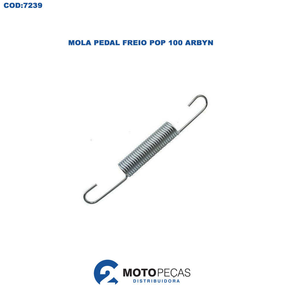 Mola Pedal Freio Pop 100 Arbyn