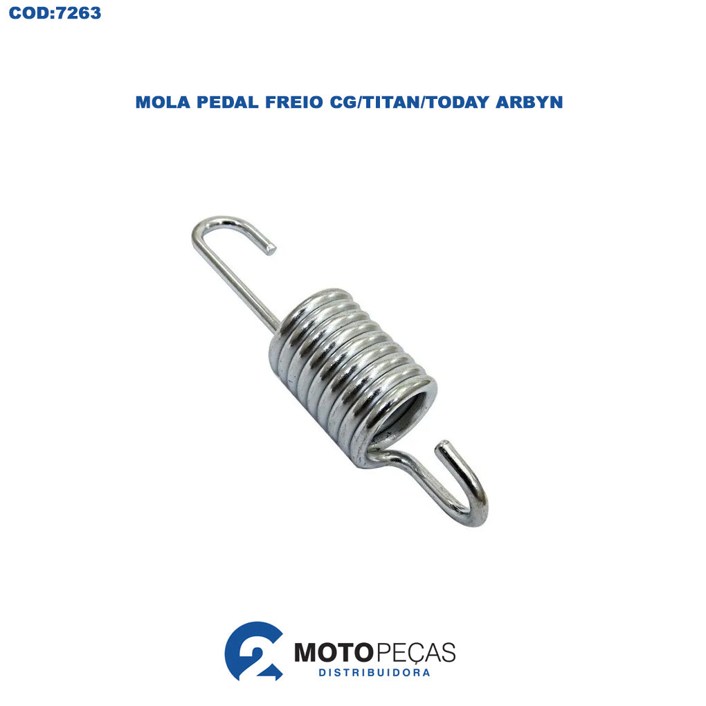 Mola Pedal Freio CG/TITAN/TODAY Reforcado Arbyn