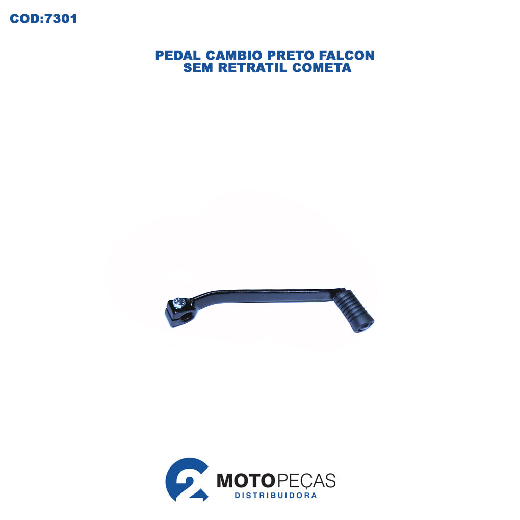 Pedal Cambio Preto Falcon Sem RETRATIL/COMETA