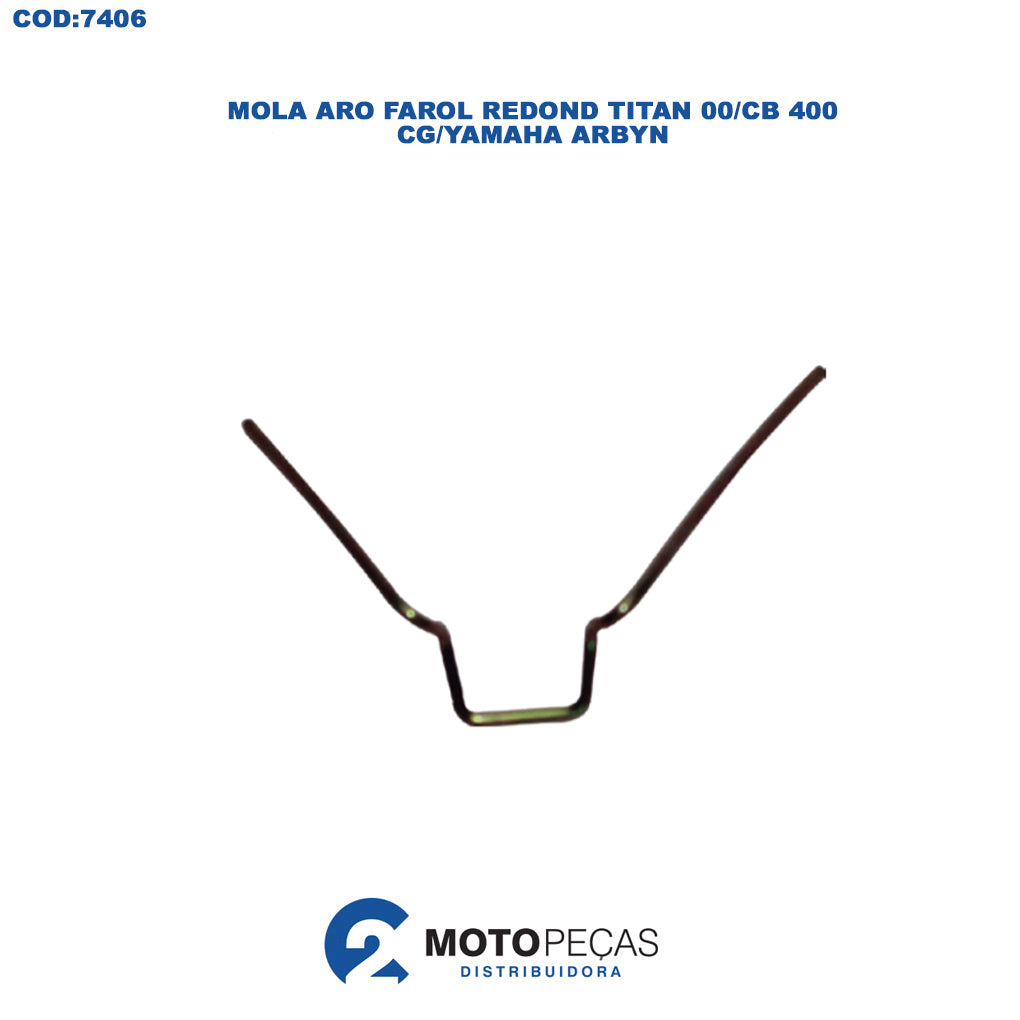 Mola Aro Farol Redond Titan 00/CB 400/ CG/YAMAHA Arbyn