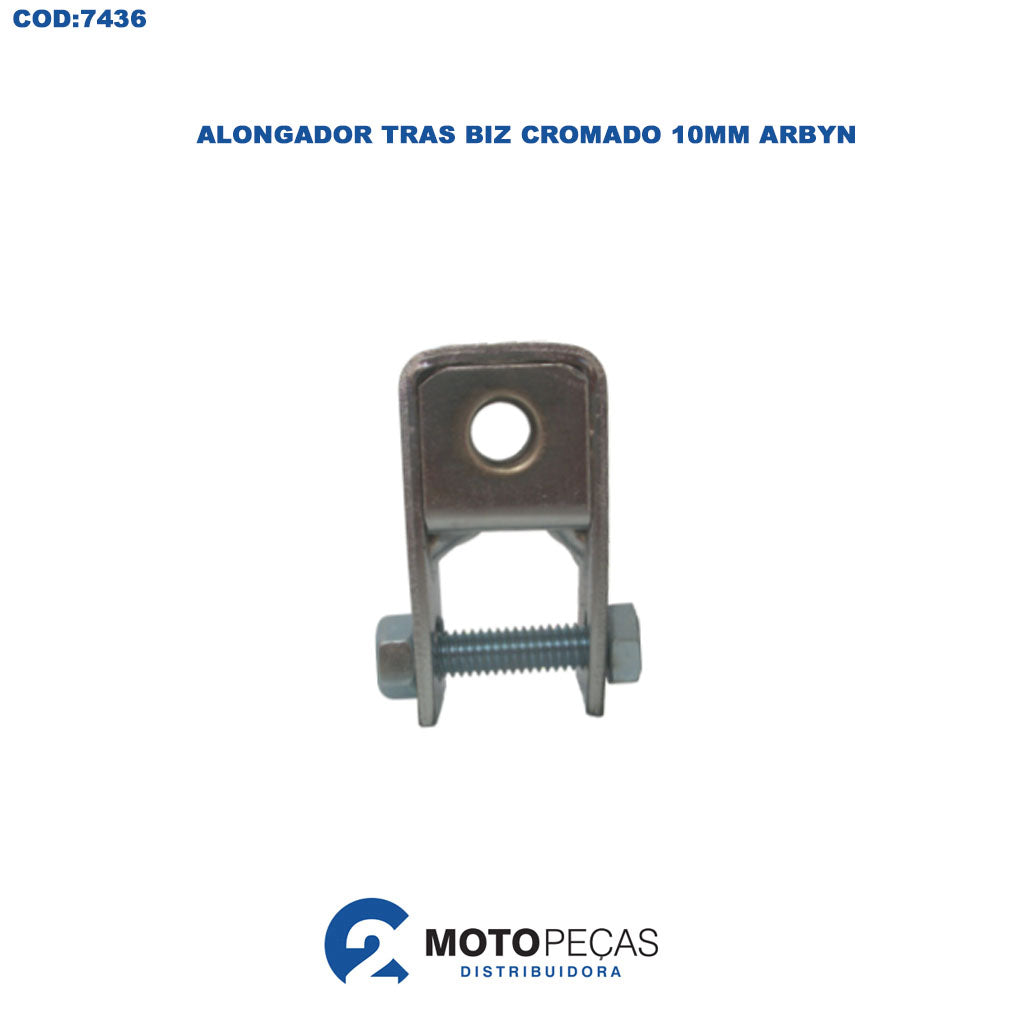 Alongador Tras Biz Cromado 10MM Arbyn