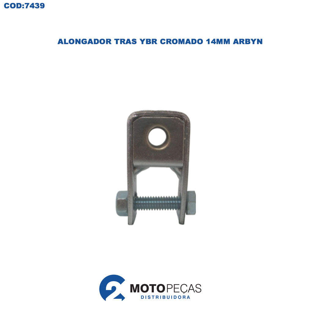 Alongador Tras YBR Cromado 14MM Arbyn