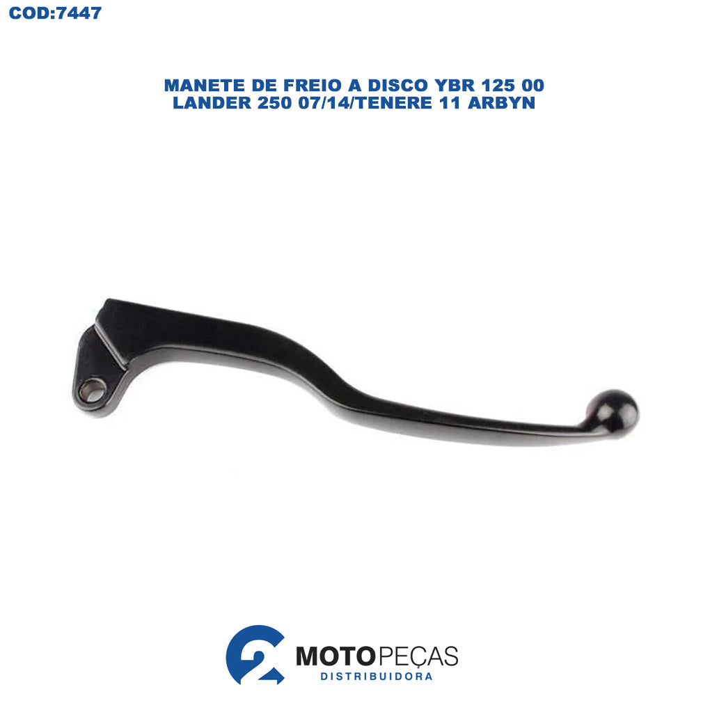 Manete de Freio a Disco YBR 125 00/LANDER 250 07/14/TENERE 11 Arbyn